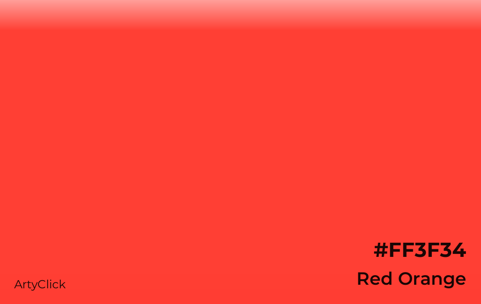 Red Orange #FF3F34